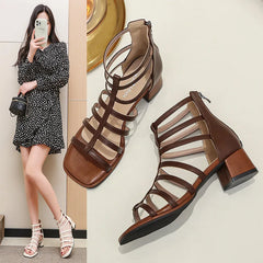 Women Summer New High-heeled Platform Boots Women Fashion