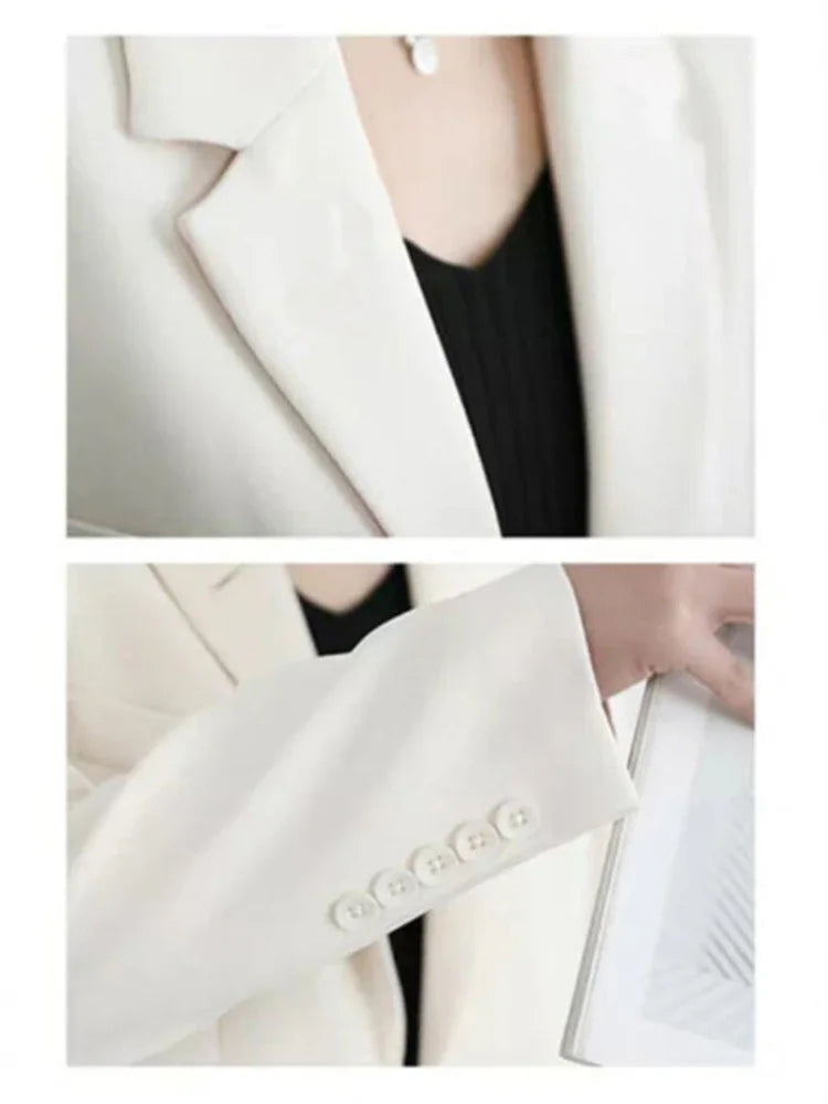 Office Lady Blazer for Women Elegant Stylish Style Blazers