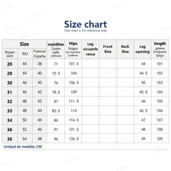 Fabric Jeans Thick Loose Wide Leg Pants Straight Casual Trousers Plus Size