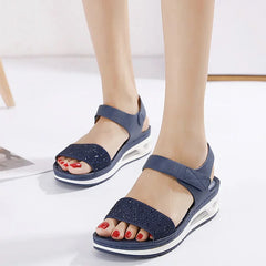 Ladies Slip-on Wedge Sandals Sports Beach Walk Shoes