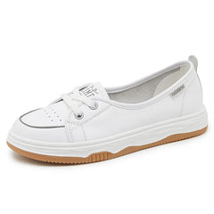 Women Flats Spring Summer Soft Cow Leather Women Casual Shoes