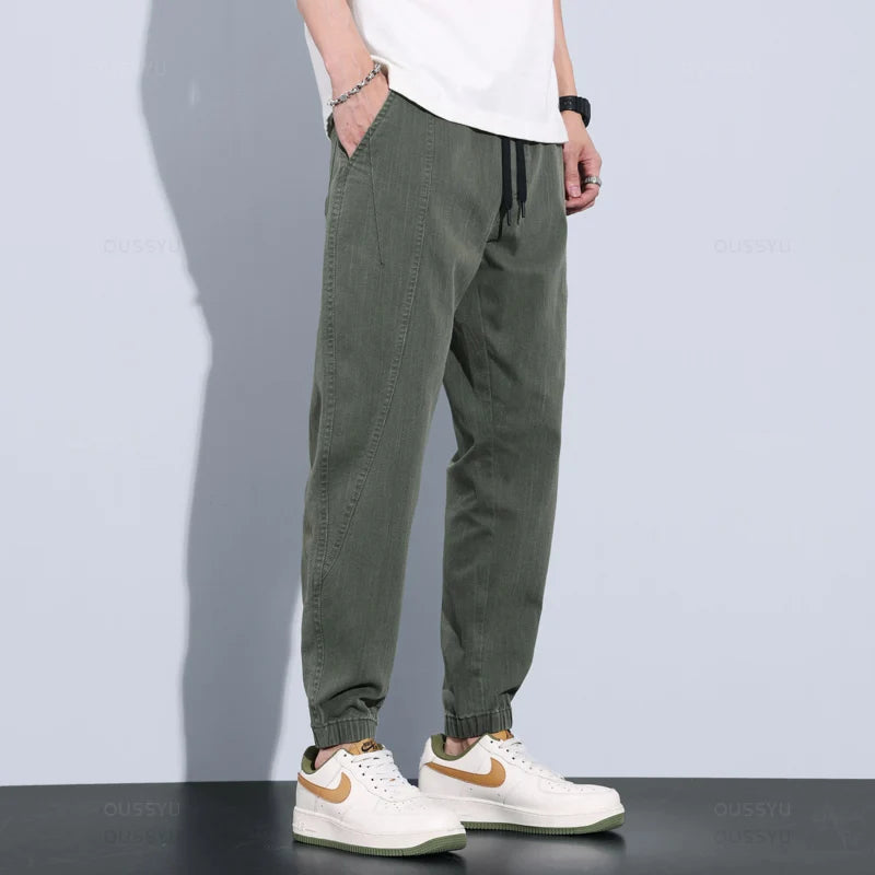 Jogger Pant Cargo Jeans Casual Harem Denim Sweatpants