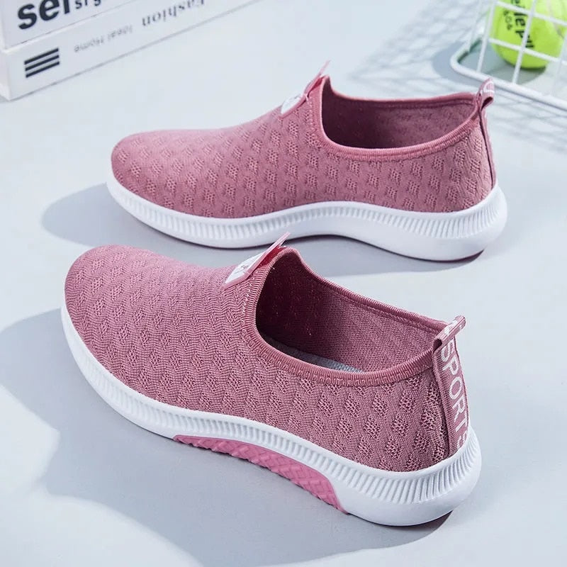 Summer Mesh Comfortable Women Shoes Walking Casual