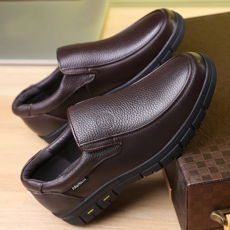 Casual Shoes Loafers Breathable Formal Dress Shoes Slip-on Driving Shoes