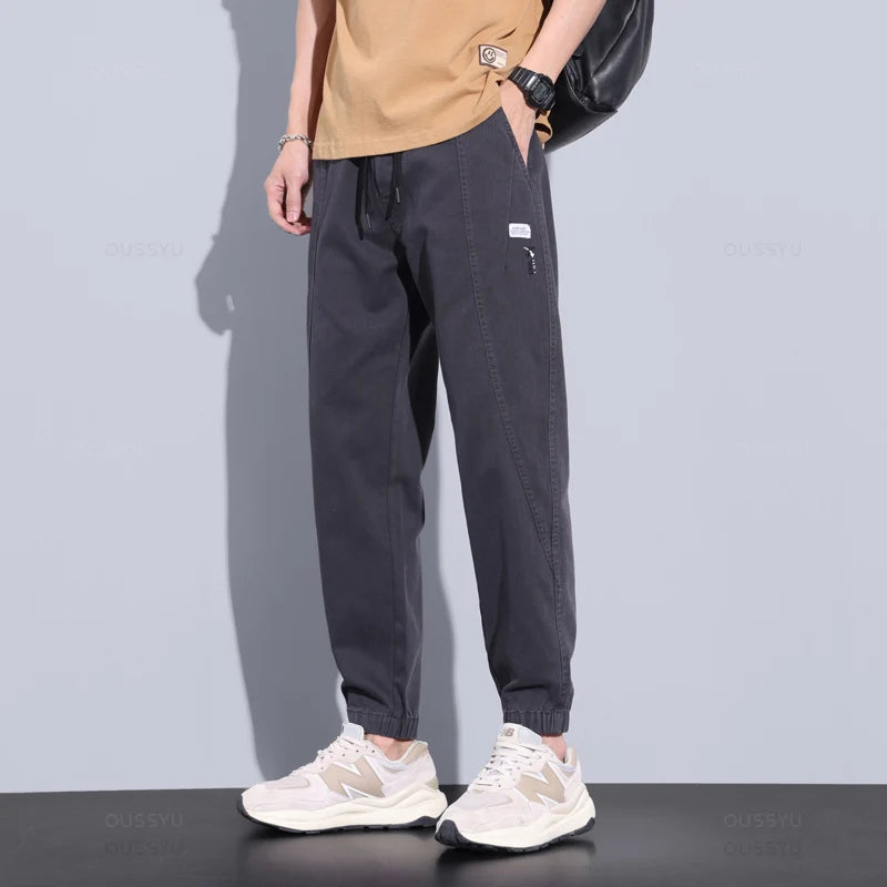 Jogger Pant Cargo Jeans Casual Harem Denim Sweatpants