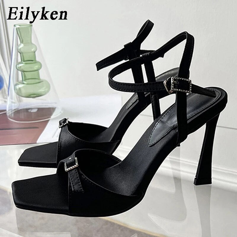 Design Buckle Strap Modern Sandals Fashion High Heels