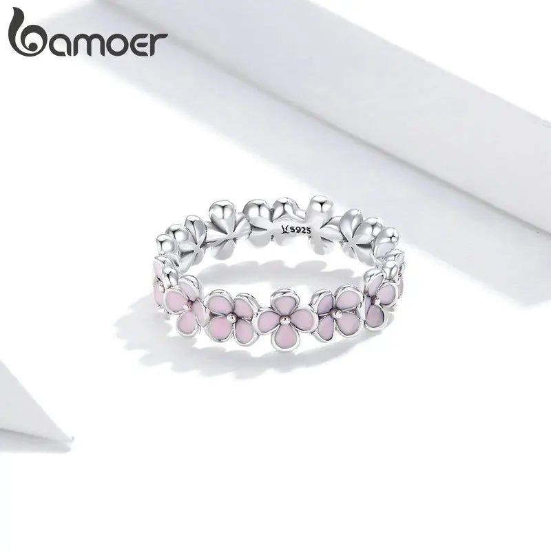 Pink Wreath Finger Ring for Women Jewelry  Colors