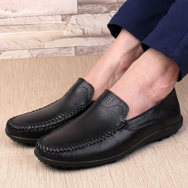 Genuine Leather Men Shoes Casual Formal Mens Loafers Moccasins