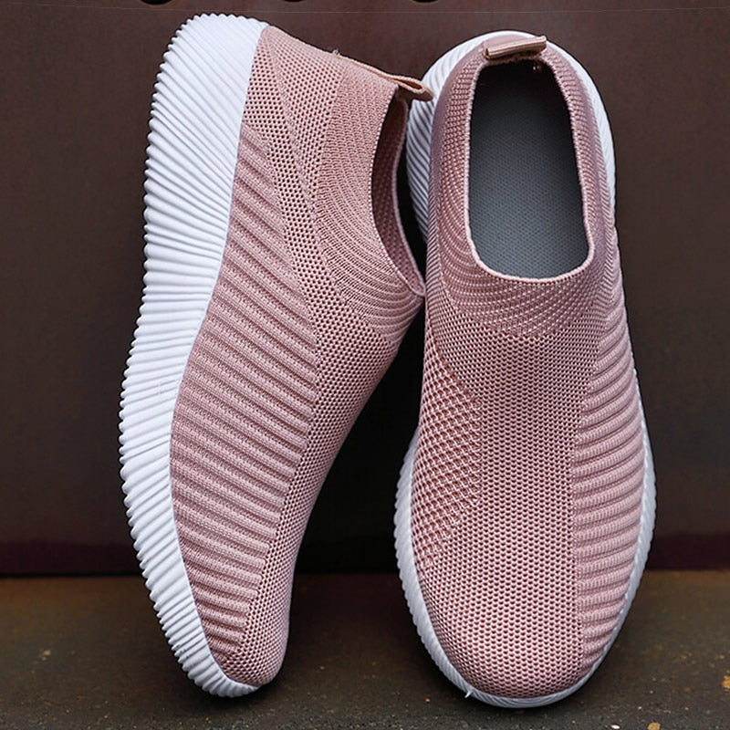 Women Shoes Breathable Flats Elastic Flat Shoes