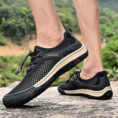 Summer Men Casual Breathable Mesh cloth Loafers Soft Flats Sneakers