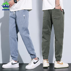 Jogger Pant Cargo Jeans Casual Harem Denim Sweatpants