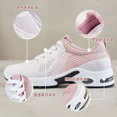 Breathable Lace-up Running Shoes for Women Sneakers