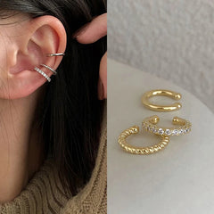 Fashion Ear Cuffs Without Piercing Ear Clip Earrings Jewelry Gifts