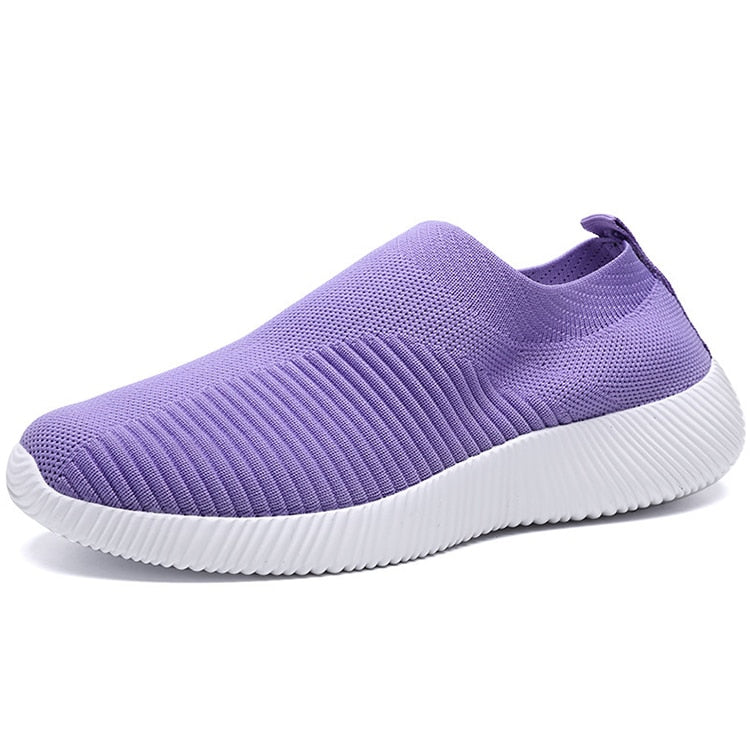 Women Shoes Breathable Flats Elastic Flat Shoes