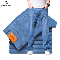 Straight Loose Lightweight Stretch Jeans Classic Style