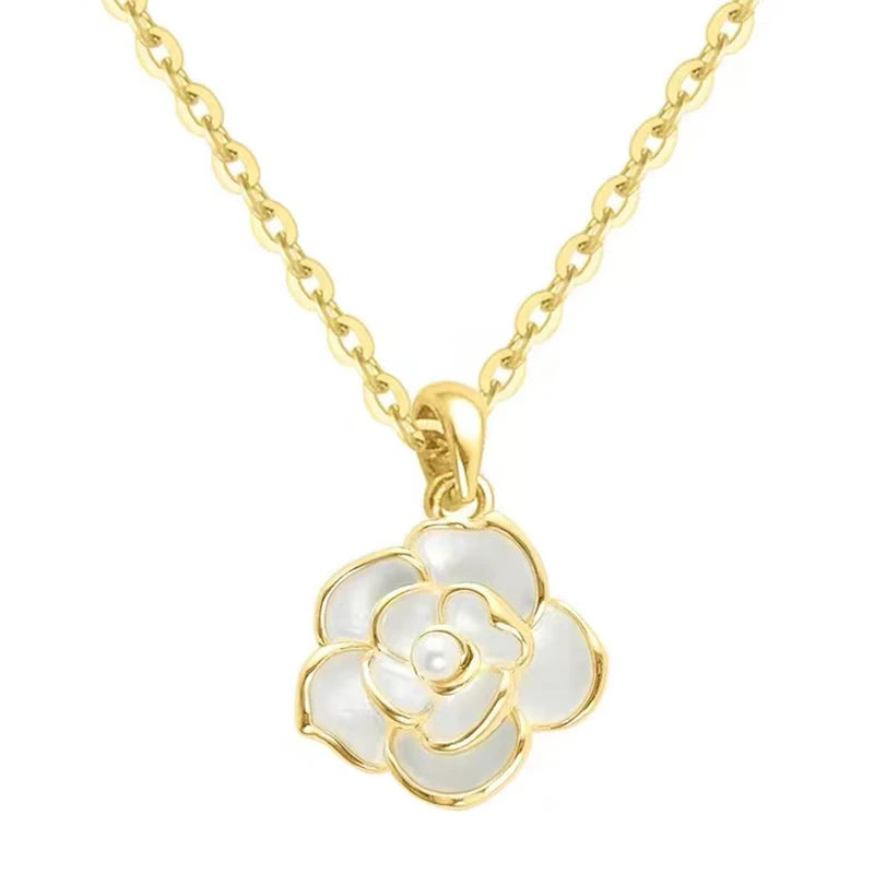 Flower Pendant Necklace Women's Fashion Jewelry