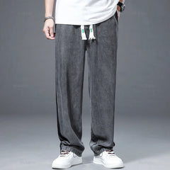 Streetwear Baggy Jeans Men Fashion Straight Wide Pants