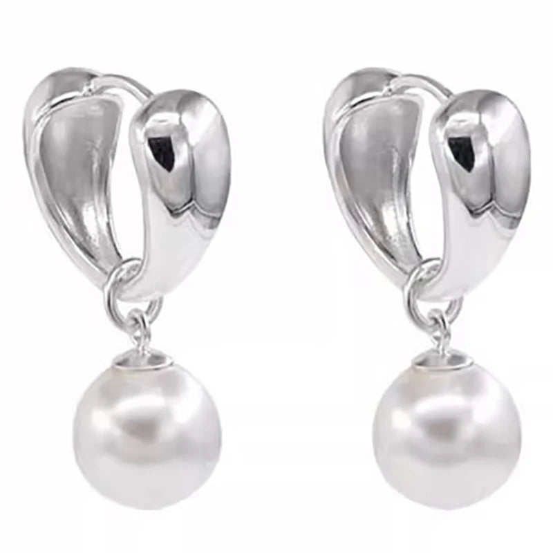 Pearl Pendant Earrings for Women Trendy Party Jewelry