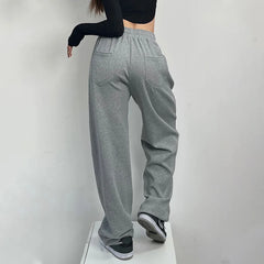 Baggy Sweatpants Hippie Y2K Style Jogger Sports Pants High Waist