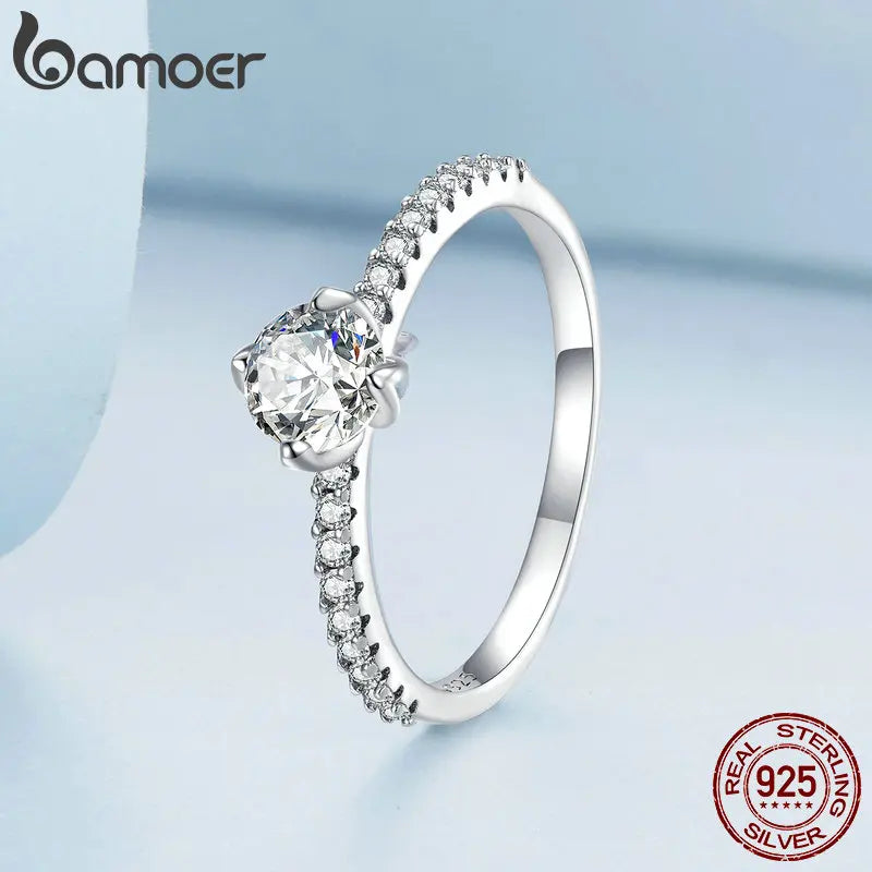 Simple Zircon Ring for Women Jewelry