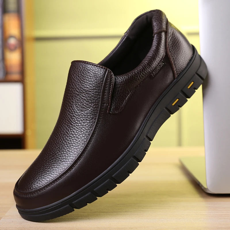 Casual Shoes Loafers Breathable Formal Dress Shoes Slip-on Driving Shoes