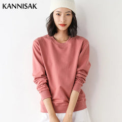 Women Sweatshirt Multi-colors Fashion O-neck Sweatshirts