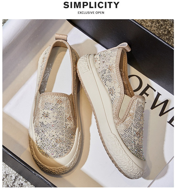 Summer Thick-soled Fisherman Casual Breathable Lace Mesh Shoes