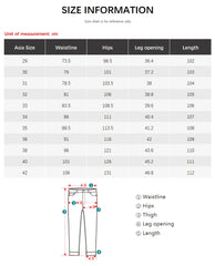 Summer Thin Men's Straight Loose Gray Jeans Trousers