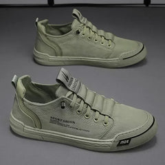 Men Casual Shoes Ice Silk Canvas Outdoor Sneakers