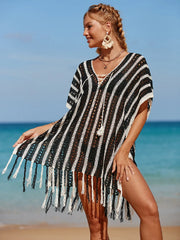 Crochet Tunic Bikini Cover-ups Hollow Out Summer Clothes