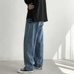 Classic Style Colors Men's Ins Style Straight Jeans Fashion