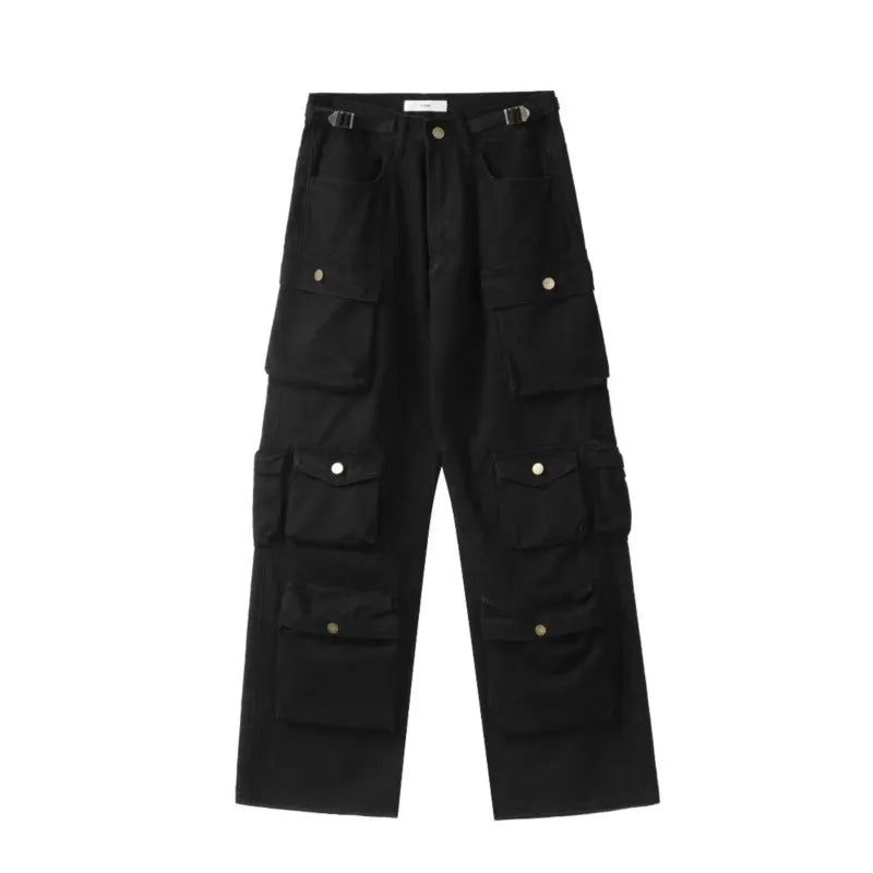 Cargo pants Multi-pockets Overalls Harajuku Men Casual Trousers