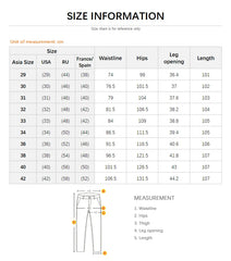 Thin Men's Lyocell Loose Straight Jeans Wide Leg Denim Trousers