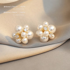 Pearl Stud Earrings For Fashion Jewelry Accessories