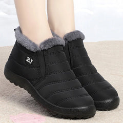 Women Boots Slip On Winter Shoes Ankle Style