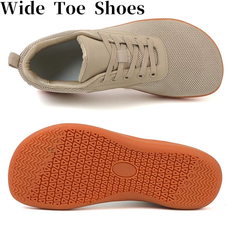 Women Walking Shoes Wide Toe Barefoot Shoes Minimalist Fashion Sneakers