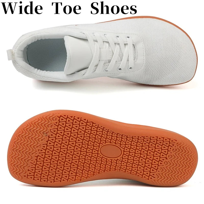 Women Walking Shoes Wide Toe Barefoot Shoes Minimalist Fashion Sneakers