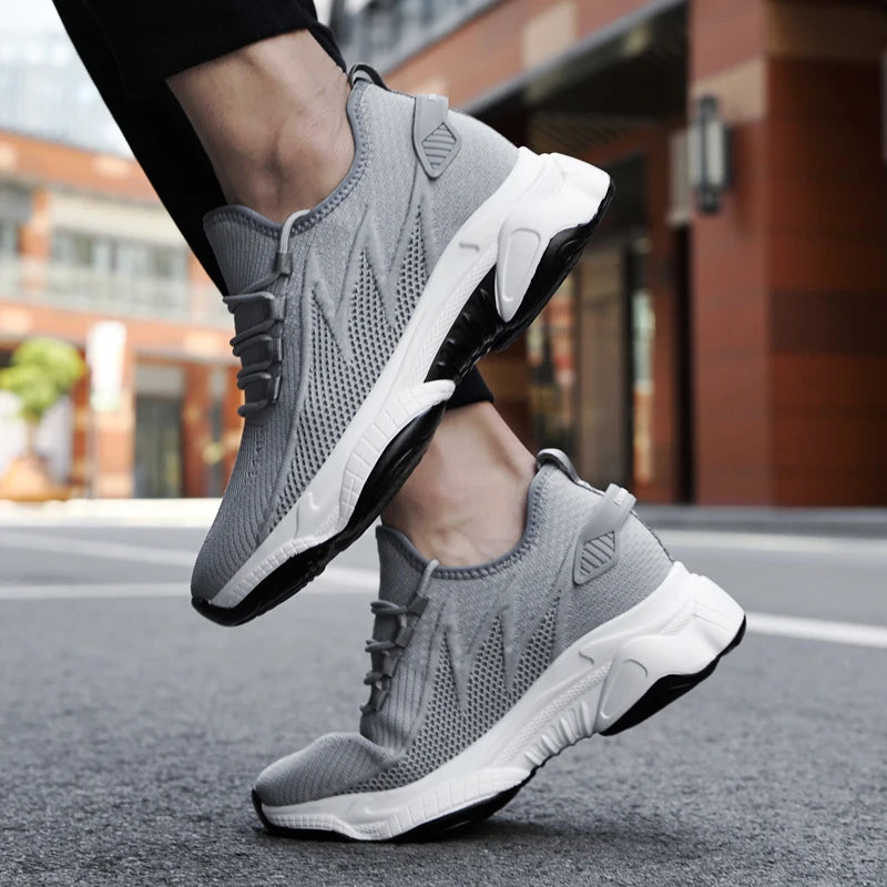 Men Sneakers Casual Heightening Shoes 8cm Height Increase Shoes