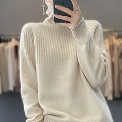 Women's Sweater Turtleneck Trending Fashion Top