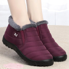 Women Boots Slip On Winter Shoes Ankle Style