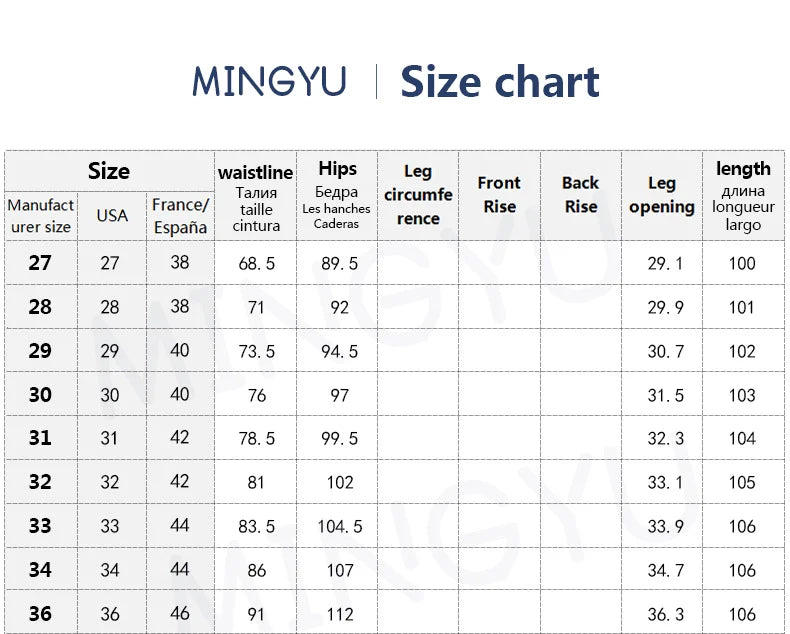 Men's Skinny Jeans Fashion Casual Elastic Denim Trousers