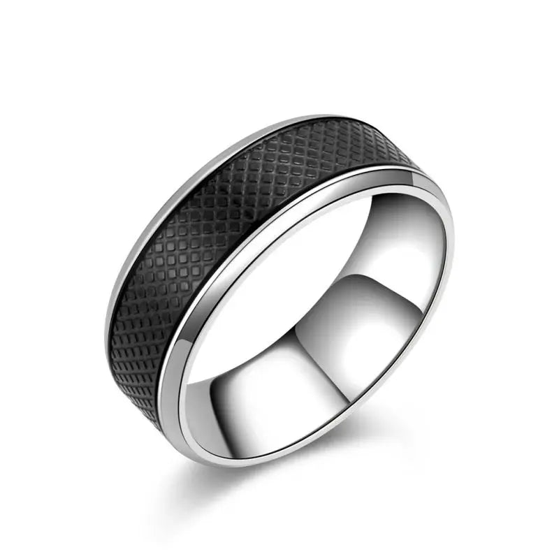 Stainless Steel Men Rings Fashion Jewelry