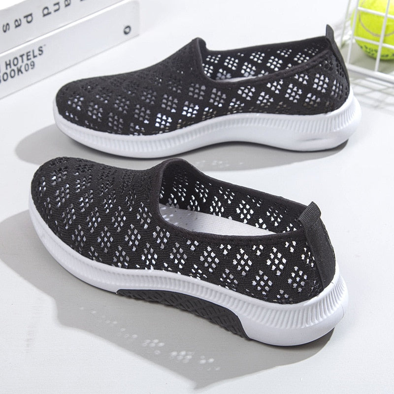 Summer Mesh Comfortable Women Shoes Walking Casual