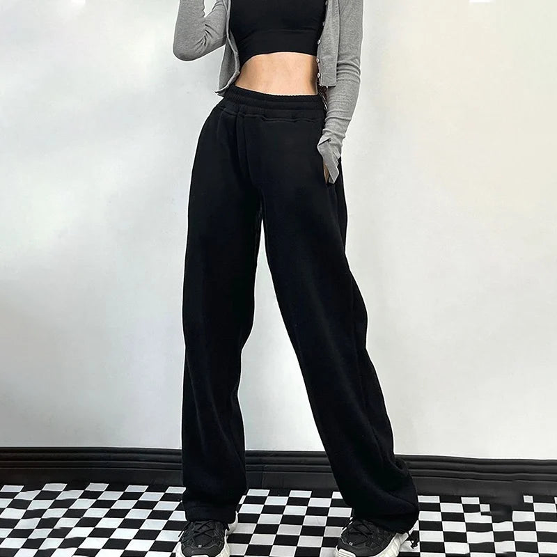 Baggy Sweatpants Hippie Y2K Style Jogger Sports Pants High Waist