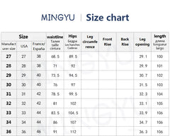 Men's Classic Fashion Grey Casual Slim Skinny Vintage Blue Streetwear