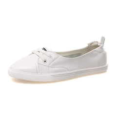 Genuine Leather Shoes Women Flat Causal Shoes Comfortable Fashion