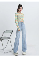 Clothing Thin Soft Women's Jeans Baggy Denim Pants