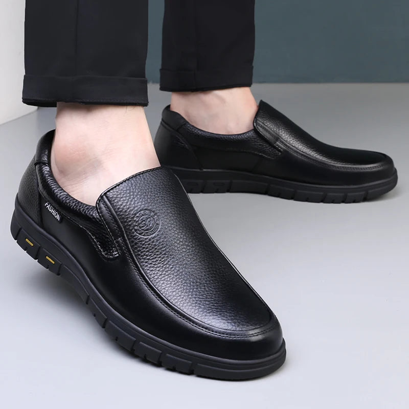 Casual Shoes Loafers Breathable Formal Dress Shoes Slip-on Driving Shoes