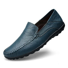 Genuine Leather Men Shoes Casual Formal Mens Loafers Moccasins