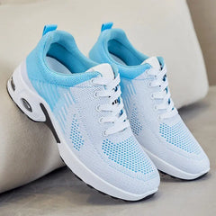 Breathable Lace-up Running Shoes for Women Sneakers